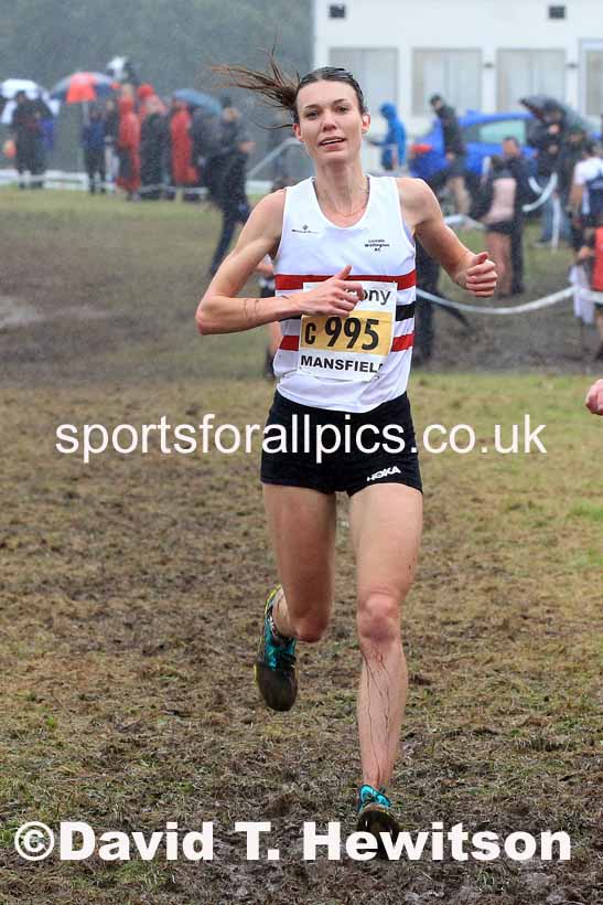 Senior Womens 2023 National Cross Country Relays, Berry Hill Park, Mansfield.  Photo: David T. Hewitson/Sports for All Pics